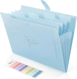 A4 Paper Expanding Folder – Pocket Organizer, Portable Document Storage for School, Office & Home (Purple)