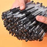 48-Piece Gel Pens Set – Transparent Barrel & 0.5 mm Smooth Writing for School & Office ✍️🖊️