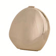 Smooth Mirror Acrylic Egg-Shaped Clutch – Luxury Shell Handbag for Women, Designer Evening & Party Purse
