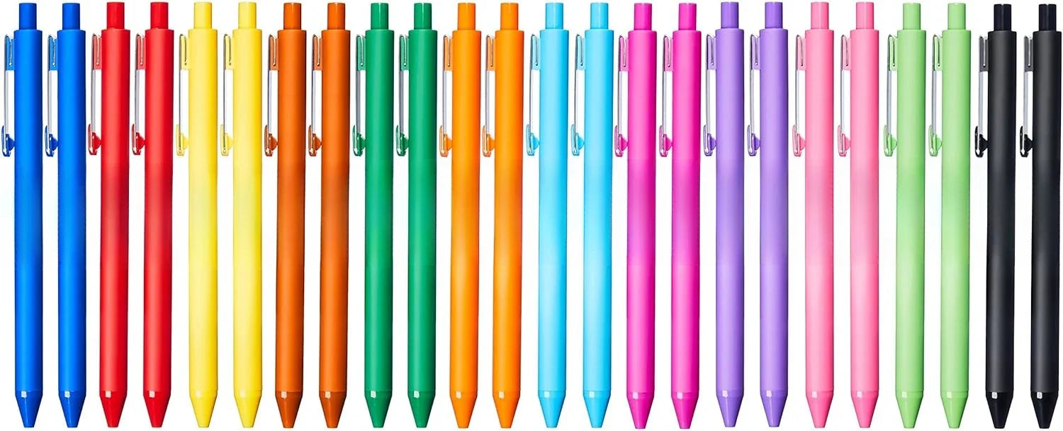 Black Ballpoint Pens – 12-Pack Retractable Smooth Writing Pens for Office, School & Home 🖊️