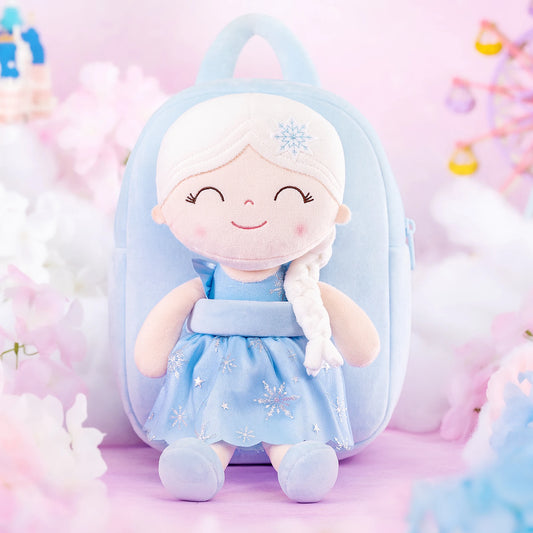 Gloveleya Soft Plush Princess Doll Backpack – Kids Manor Series | Cute Plush Backpack for Girls & Baby Shower Gift