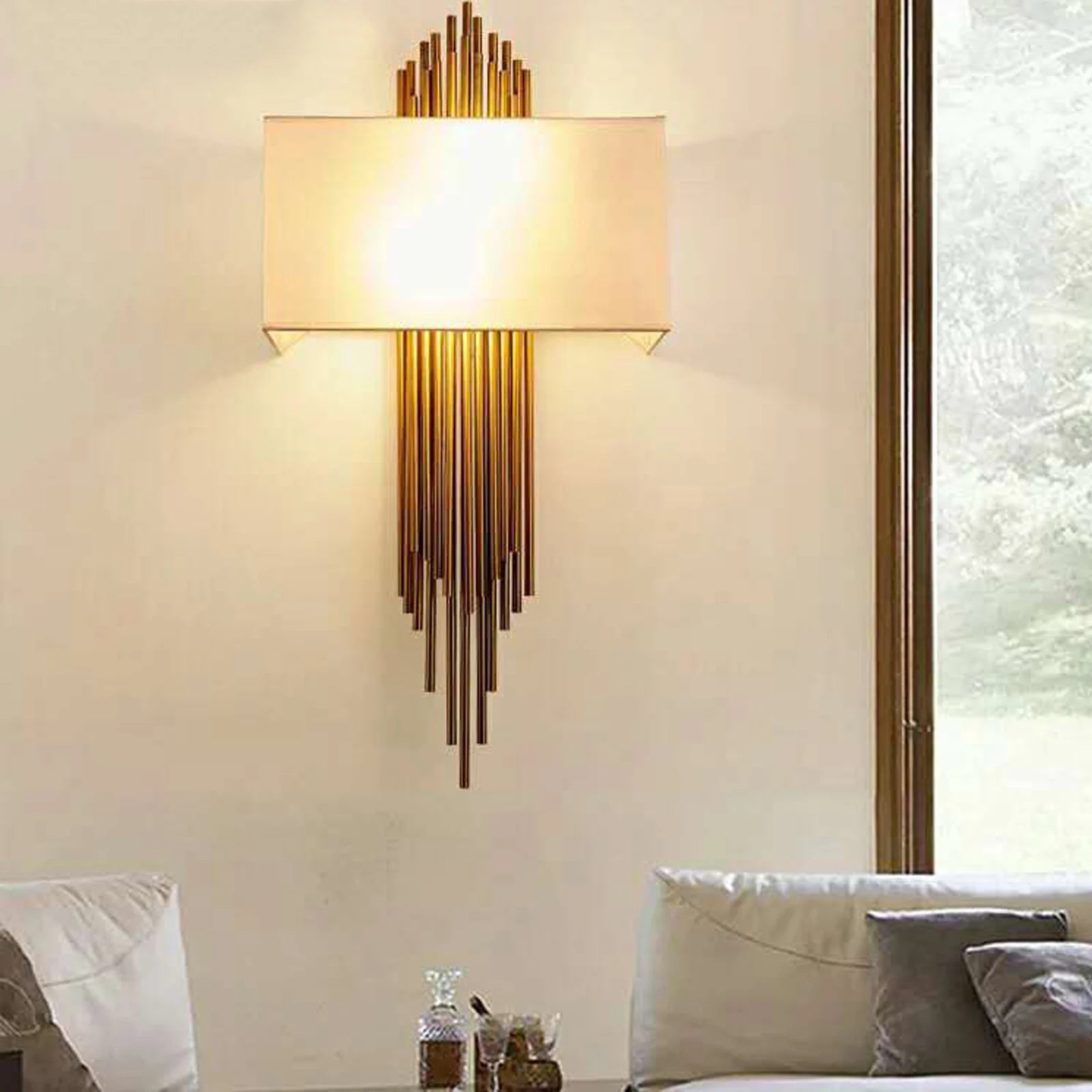 Modern Creative Wall Sconce Lamp with E12 Socket – Bedroom, Corridor & Living Room Lighting Fixture (Bulb Not Included)