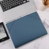 Accordion File Manager – 5 Pocket Expansion Folder with Pockets, Portable Paper Organizer for School & Office Supplies (Blue)