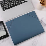 Accordion File Manager – 5 Pocket Expansion Folder with Pockets, Portable Paper Organizer for School & Office (Blue)