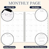 2025–2026 Academic Planner – 9" x 11" Weekly & Monthly Organizer (July 2025–June 2026) with Pocket & Premium Paper 📘