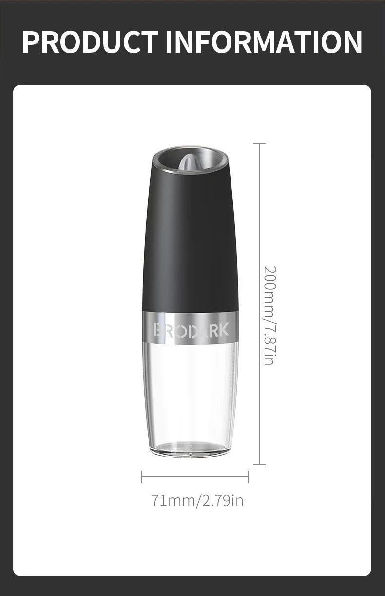 Electric Salt and Pepper Grinder Set – Battery Powered with LED Light, 1/2pcs - PulinGO