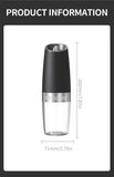 Electric Salt and Pepper Grinder Set – Battery Powered with LED Light, 1/2pcs - PulinGO