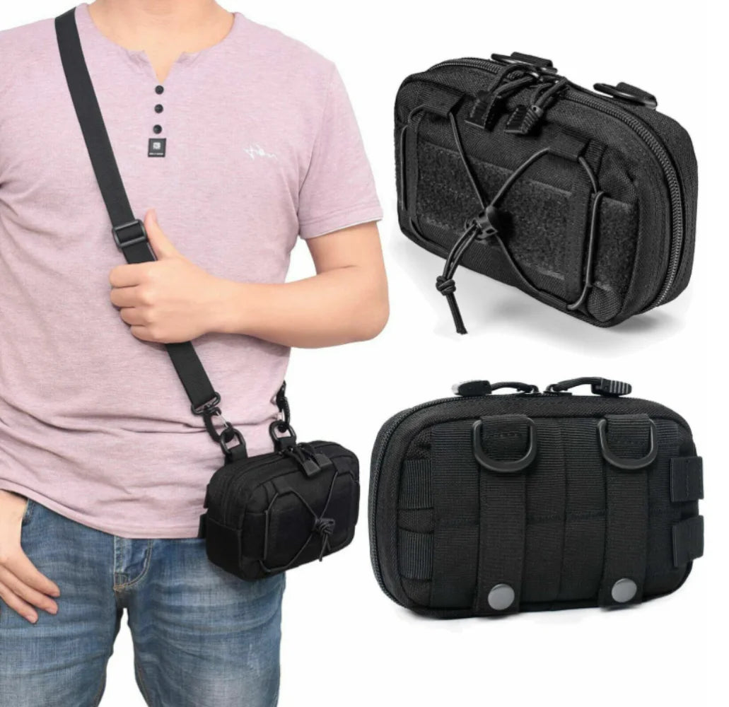 MOLLE Tactical Waterproof Pouch – Compact EDC Utility Tool Bag for Hiking, Fishing, Camping, Hunting & Outdoor Work
