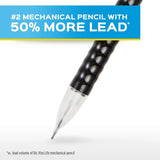 Mechanical Pencils 0.7 mm – Assorted Colors, No-Smudge Writing with 50% More Lead (24-Pack)
