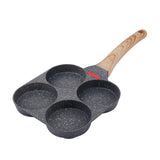 2-4 Holes Thickened Non-Stick Omelet & Pancake Frying Pan – Multi-Hole Breakfast Maker