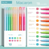 Morandi Gel Pen Set – 10-Color Smooth Ink Pens for Students, Journaling & Office Use 🖊️
