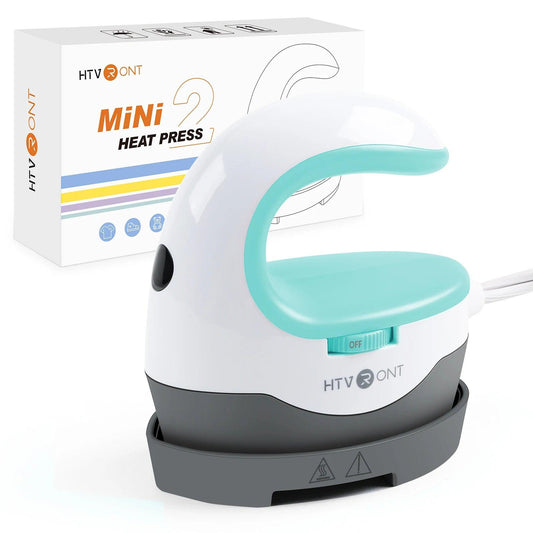 HTVRONT Mini Heat Press – 2nd Gen Portable Iron for Clothes & Bags - PulinGO