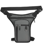 Men’s motorcycle leg side bag – waterproof tactical hip & thigh pack with multipockets for travel, motorbike & casual sports