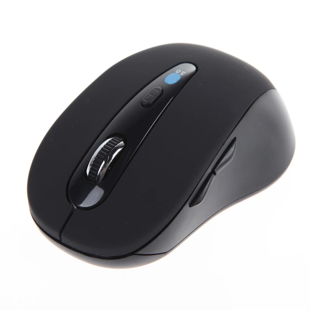 Small Portable Wireless Bluetooth Mouse – Compact Cordless Optical Mouse for Laptop, PC & Tablet