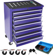 “Metal Rolling Tool Box with 5 Drawers – Heavy-Duty Tool Storage Cabinet with Wheels for Garage & Workshop”