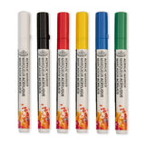 Acrylic Paint Markers – 6-Pack Reversible Tip Art Pens for Lettering, Illustration & Crafting 🎨