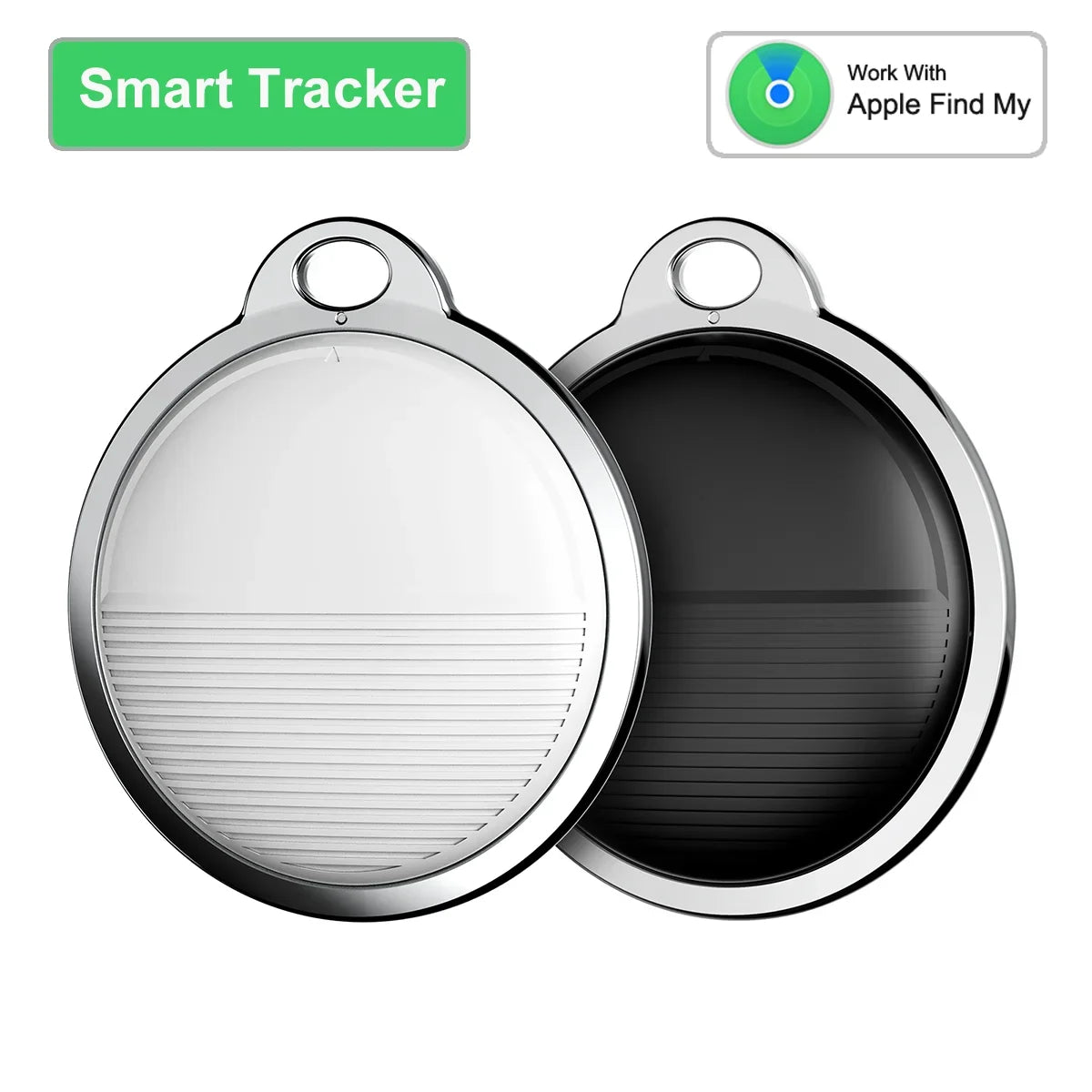 Mini GPS Tracker for Apple iOS – Smart Bluetooth AirTag Compatible with Find My App for Kids, Pets, Bikes & Bags