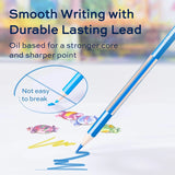 Deli 72-Colored Pencils – Soft Core Art & Drawing Set for Coloring, Sketching & Creative Fun
