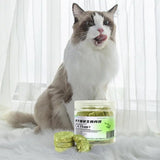 Cat Grass Treats – Freeze-Dried Chew Biscuits for Kittens & Adult Cats, Teeth Cleaning & Healthy Digestive Support