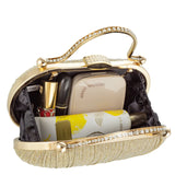 Women’s Glittery Bow Evening Bag – Sweet Chic Shoulder & Crossbody Clutch Handbag for Weddings, Parties & Special Occasions