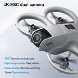 2025 GT3 Drone – HD Dual Camera, 180° Upward Shooting, Obstacle Avoidance & Foldable Design