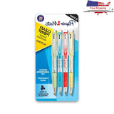 Break-Resistant Mechanical Pencils – 0.7 mm HB #2, Shock-Absorbing Grip with Jumbo Erasers (4-Pack)