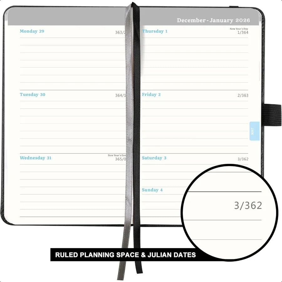 2025–2026 Pocket Calendar Planner (July 2025 – June 2026) – Weekly & Monthly Layout, Premium Paper