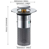 Pop-Up Basin Drain Filter Plug Stopper – Hair-Catcher & Strainer for Sink & Bathtub