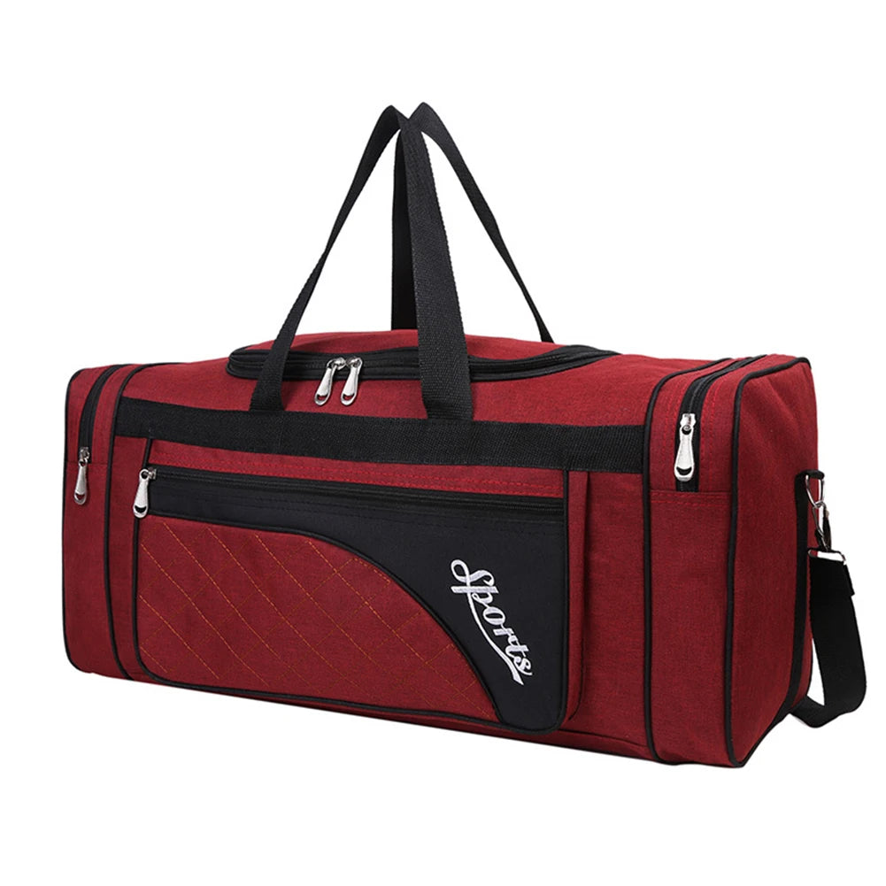 Oxford waterproof sports backpack – large-capacity yoga & gym bag with dry/wet separation, multifunctional travel & swimming pack