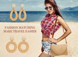 Women’s Woven Straw Envelope Clutch – Summer Beach Handbag & Casual Boho Purse for Vacations and Daily Use