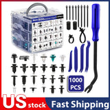 Automotive Retainer Clips & Rivet Fastener Kit – Includes Remover Tool (+ GM, Ford, Toyota, Honda Support)