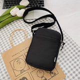 Women’s Casual Mobile Phone Crossbody Bag — Simple Vertical Shoulder Messenger Purse