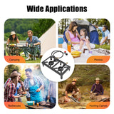 8000W Camping Double Burner Stove – Portable Outdoor Gas Cooker with Regulator & Hose for BBQ & Camping 🔥🍖