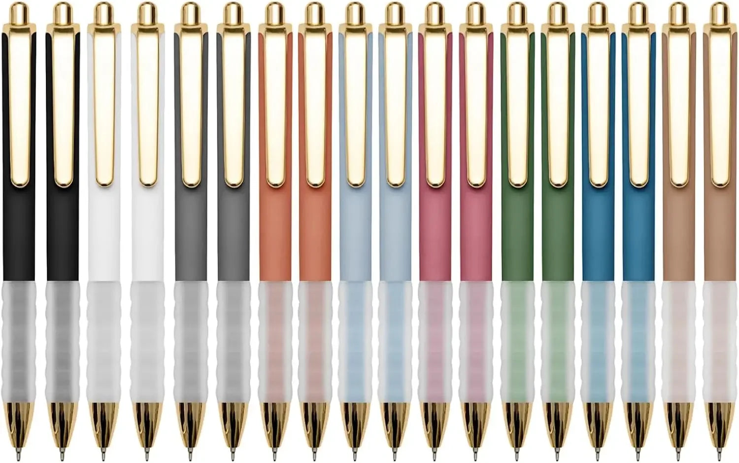 Ballpoint Pens – 18-Pack Black 1.0mm Medium Point Retractable Pens with Soft Grip ✍️