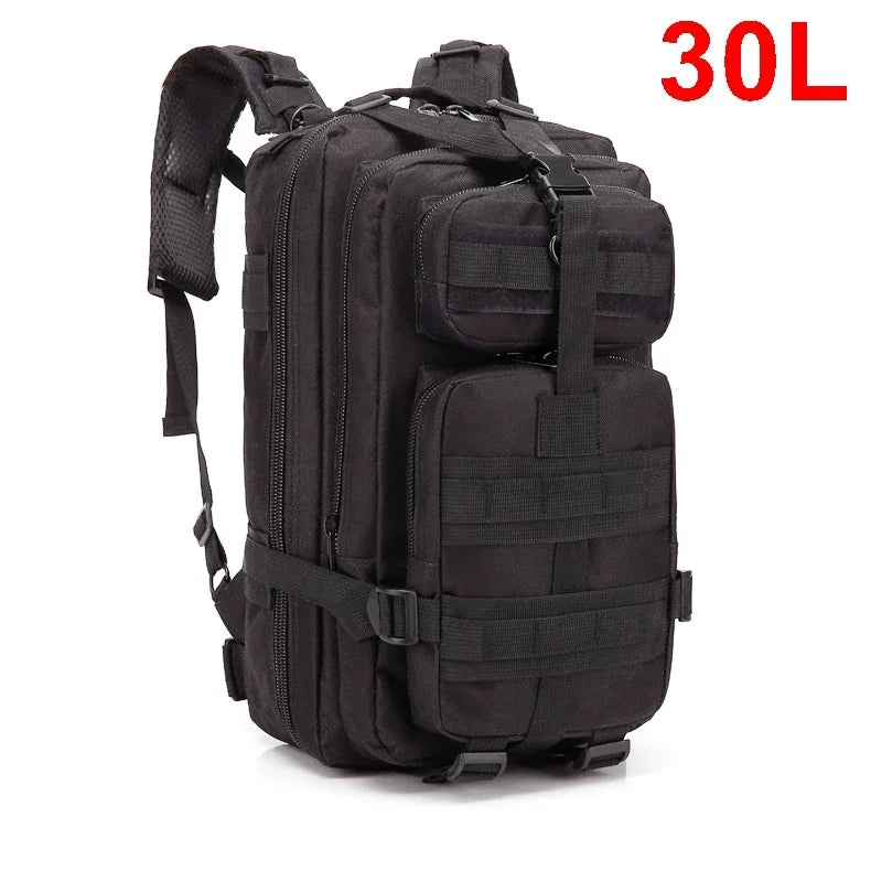 30–50L Tactical Survival Backpack – Modular Outdoor Assault Pack for Hiking, Trekking & Hunting