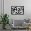 Metal Wall Art with “Get Sh*t Done” Quote – Black & White Motivational Wall Décor for Bedroom, Living Room & Office