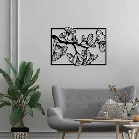 Metal Wall Art with “Get Sh*t Done” Quote – Black & White Motivational Wall Décor for Bedroom, Living Room & Office