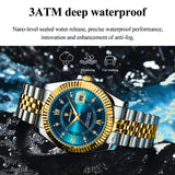 POEDAGAR Luxury Sport Men’s Watch – Waterproof Stainless Steel Quartz Wristwatch with Date & Luminous Display