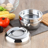Portable Stainless Steel Thermo-Insulated Food Container – Round Bento Lunch Box (SCVD889)