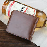 Hunting PU Leather Men’s Wallet – Vintage Bifold Clutch with Multi-Card Holder & Coin Pocket