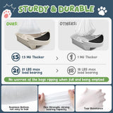 120-Count Cat Litter Box Robot Bags – 1.5 Mil Thick Waste Bags with Drawstring Closure, Compatible with Litter Box Robot 3 & 4