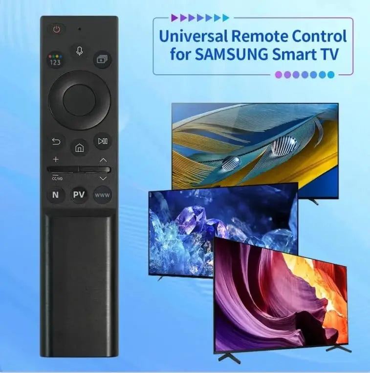 UniversalB Replacement Remote Control – Compatible with Samsung Smart TVs, QLED, 8K, Netflix & Prime Video Shortcuts