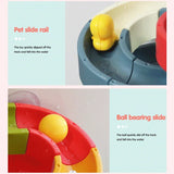 “Baby Marble Runs DIY Bath Toys – Assembled Slide Track Bathtub Game with Ball Bearing Sliders for Kids”