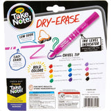 Crayola Take Note Dry Erase Markers – 12 Count Low-Odor Chisel Tip Whiteboard Markers for Classroom & Office ✍️