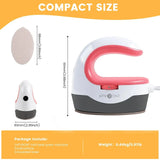 HTVRONT 2nd Gen Portable MINI Heat Press Machine DIY Auto Easy Heating Transfer Iron On HTV for Clothes Bags Shoes Hat T-shirts - PulinGO