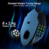 Redragon M908 Wired RGB Gaming Mouse – 12,400 DPI Optical Mouse with 18 Programmable Buttons & LED Backlight