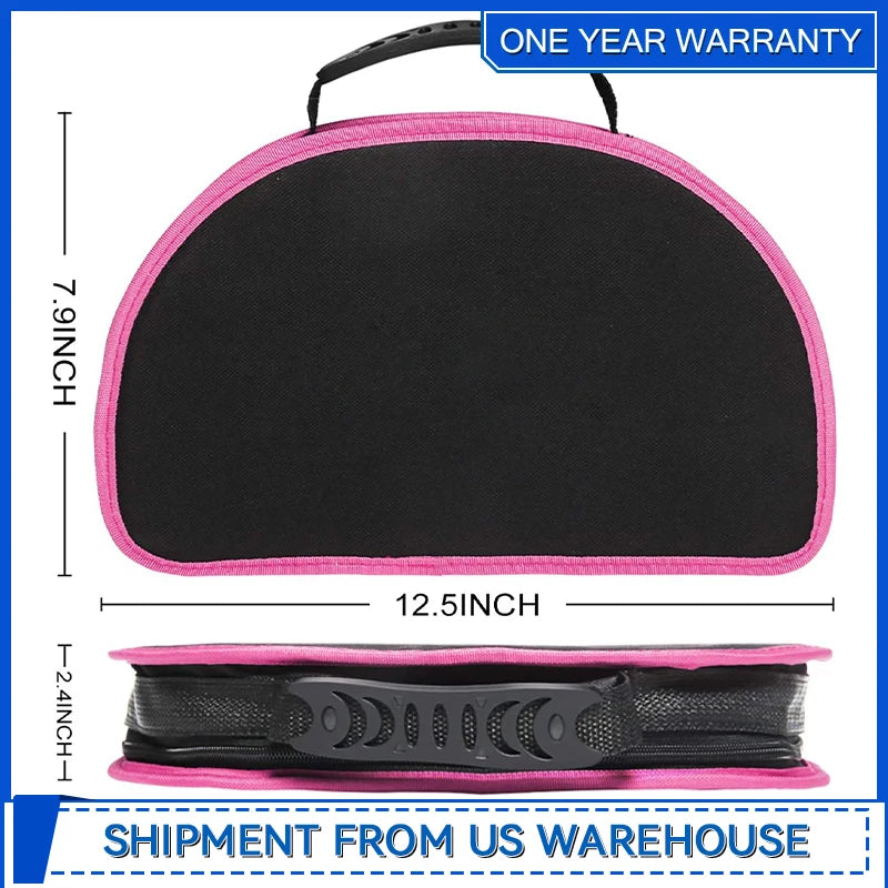 69-Piece Pink Tool Kit – Ladies Hand Tool Set with Easy-Carry Pouch for DIY Home & Auto Maintenance