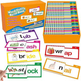 CVC Word Flip Chart – Montessori Phonics Spelling Builder | Educational Sight Words Game for Preschool & Kindergarten