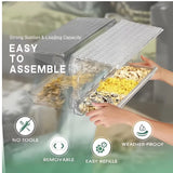 Clear Acrylic Window Bird Feeder – Outdoor Hanging Bird House with Strong Suction Cups, Weatherproof Garden Feeder