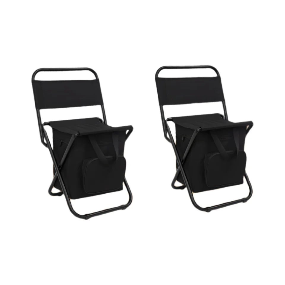 Fundango Foldable Fishing Chair – Lightweight Camping Chair with Backrest, 265 lbs Capacity, Portable & Durable 🎣🪑